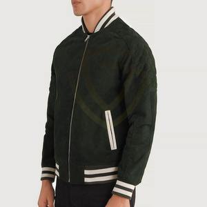 Veste en cuir suédé véritable, élégante et tendance, de haute qualité, en cuir suédé authentique, pour l'hiver - Product Image 2