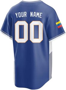 Maillot de baseball personnalisé Coupe du Monde 2026 - Maillots de baseball personnalisés imprimés/coudus pour hommes, femmes, jeunes et enfants - Product Image 3