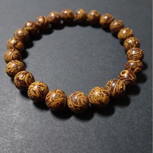 Chakralume Natural Mariam Jasper Calligraphy <b>Beaded</b> <b>Bracelet</b> for Healing Reiki Energy Gift Jewelry Unisex 8mm Made in Rajasthan - Product Image 4