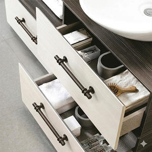 High Quality Modern Zinc Alloy Cylindrical Bar Cabinet Handle Industrial Drawer Pull for Kitchen Bathroom Dining Room Furniture - Product Image 5