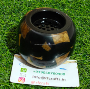 Quemador de incienso eléctrico Bakhoor árabe de lujo, soporte de incienso de Metal negro portátil recargable, regalo de boda - Product Image 3