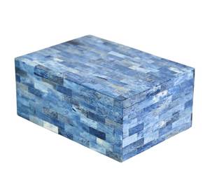<b>Vintage</b> Style Inlay <b>Box</b> With Coloured Bone and MFD Base Antique design Organizer <b>Box</b> With Removable Lid For Decoration - Product Image 4