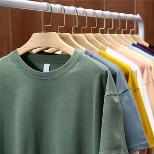 Camiseta de Hombre Lisa de Algodón 100% de Alta Calidad al por Mayor, Personalizada con el Logotipo de su Marca, Camiseta Informal para Hombre, Talla Grande - Product Image 2