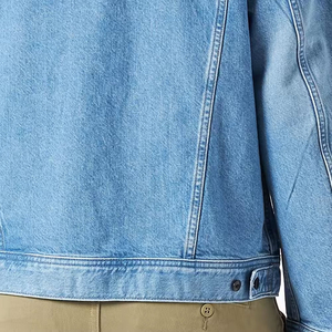 Custom High Quality <b>Men</b> <b>Denim</b> <b>Jacket</b> Regular Fit Washed Cotton Streetwear Style Breathable New Fashion <b>Men's</b> <b>Jacket</b> - Product Image 6