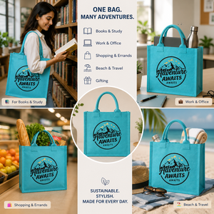 Custom Printed Jute Tote <b>Bag</b> Rope Eco Friendly Reusable Shopping <b>Bag</b> Promotional <b>Gift</b> for Exhibition Wedding Grocery Use - Product Image 4