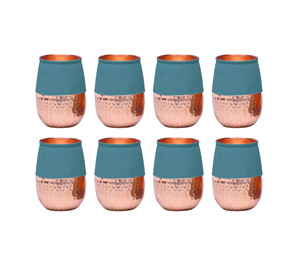 Large 16oz Double Wall Copper <b>Glass</b> <b>Tumbler</b> Lid Modern Design High Quality Food Grade Safe Customizable for Sublimation DIY Made - Product Image 4