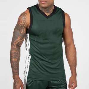LEDBURY INTERNATIONAL Men's Sporty Crew Neck Polyester/Cotton <b>Tank</b> <b>Top</b> Seamless Comfortable <b>Loose</b> Design Jersey Longline - Product Image 4