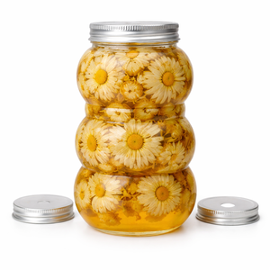 Bouteille PET en forme de bonhomme de neige de 500 ml avec couvercle en aluminium pour collations, bonbons, noix, OEM, exportation vers l'Asie, l'Europe, l'Amérique - Product Image 5