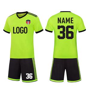 ชุดฟุตบอลสโมสรฟุตบอลสำหรับผู้ชายเสื้อฟุตบอลพิมพ์ลายหน้าจอโลโก้ออกแบบได้ตามต้องการ - Product Image 2