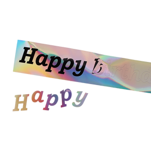 Etiquetas Adhesivas de Vinilo Resistentes a los Rayos UV, Holográficas, Impermeables, Resistentes a la Intemperie y a Desgarros, Personalizadas para Cascos de Seguridad, Automóviles y Promociones - Product Image 1