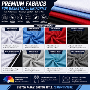 <b>Custom</b> Sublimated 100% Polyester Basketball Uniform Set Personalized Team Jersey Shorts Drawstring Closure Lightweight Quick Dry - Product Image 4