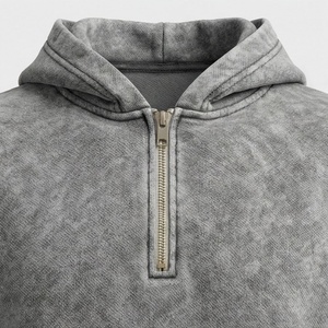 Custom Acid Wash Flared Tracksuits 500 GSM Straight Leg Jogging Suit <b>Distressed</b> Hoodies Sweatpants Men Gym Activewear - Product Image 4