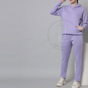 Chándal Moderno de Invierno para Mujer con Capucha, Transpirable, 100% Algodón, Ligero, Flexible y Elástico para Uso Diario - Product Image 4