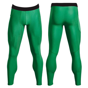 High Quality 2026 <b>Men</b> Leggings <b>Compression</b> Breathable Elastic Waist Anti-Bacterial Quick Dry Custom Logo Packing - Product Image 6