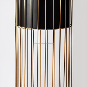Gran oferta, maceta de Metal negro, Juego de 2 macetas negras para jardín, balcón interior, sala de estar, sala de estar - Product Image 2