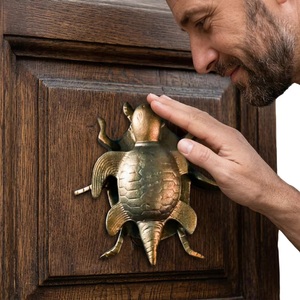 Battant de porte en laiton antique motif tortue, design industriel en fonte, pour commode, armoire, tiroir, meuble de rangement, cuisine, chambre, salon, hôtel - Product Image 1