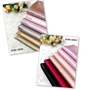 ผ้าซาตินลายดอกไม้แบบจีบย่นสไตล์อาร์ติซาน รุ่นพิเศษ 12 ชิ้น คอลเลคชั่นโทนสีเอิร์ธโทน ประกอบด้วย สีเขียวอมเทา สีแดงเบอร์กันดี สีเขียวเข้ม สีทรายทะเลทราย - Product Image 4