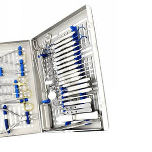 6 Kits dentaires en acier léger sur mesure, manuels, pour usage hospitalier de classe II, avec conception d'instruments de type Grip Surgical, conformes à la norme CCC - Product Image 5