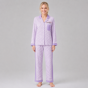 Low Price Women's Pajama <b>Set</b> Breathable Comfortable Soft Cotton Sleepwear Loungewear Wholesale Manufacturer Women Pajama <b>Set</b> - Product Image 1