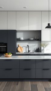 Armoire de cuisine RTA sans cadre en panneaux de bois de bouleau et MDF, style américain moderne Sanyang 2026 - Product Image 3
