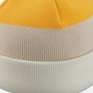Gorro Unisex de Acrílico con Rayas, Estampado en Serigrafía, Casual, de Invierno, con Bordado y Apliques, Talla Adulto 56-58CM - Product Image 5