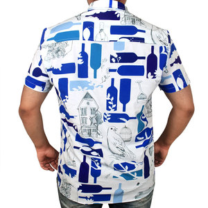 Camiseta Hawaiana para Hombre, Nueva Moda, Precio Económico OEM, Súper Calidad, Cómoda, Transpirable, Logotipo/Color Personalizado, Camisetas de Hombre en Tendencia - Product Image 2