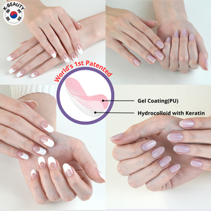 Marque de beauté coréenne BEST SEOUL BEAUTY, autocollants en gel pour ongles en kératine coréenne écologiques, sans lampe UV et sans toxines, vente en gros - Product Image 5