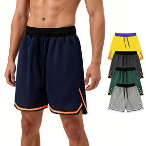 Pantalones Cortos Deportivos Personalizados Ecológicos para Hombre, de Cintura Alta, Secado Rápido, Transpirables, con Estampado Deportivo, Compresión, para Gimnasio y Running - Product Image 1