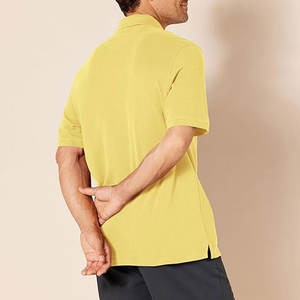 La última Camiseta clásica de manga larga a rayas Premium OEM, uniforme escolar para polo con patrón personalizado Vintage para hombres - Product Image 4