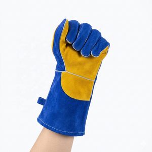 PRISAFETY Gants de soudeur en cuir de vachette et peau de daim, renforcés, pour soudage TIG – Meilleure vente - Product Image 3