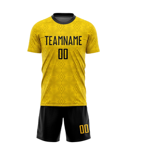 Custom Soccer Ball Uniform Durable Breathable Unisex Jersey and Shorts Set with Lightweight Fabric for Training Championship - Product Image 1