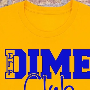 T-shirt graphique Sigma Gamma Rho Club pour femmes et hommes, en coton, à manches courtes, col rond, vêtements de sororité grecque, mode décontractée personnalisée - Product Image 2