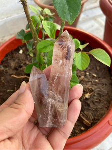 Torre de Cristal de Cuarzo Ahumado Natural, Pulida a Mano, Piedra Curativa, Proveedor OEM ODM - Product Image 1
