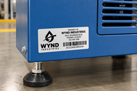 Autocollants personnalisés pour machines, vinyle haute adhérence, imperméable, résistant aux UV, étiquettes d'équipement, étiquettes d'identification robustes, plaques signalétiques industrielles