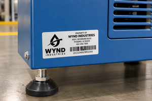 Autocollants personnalisés pour machines, vinyle haute adhérence, imperméable, résistant aux UV, étiquettes d'équipement, étiquettes d'identification robustes, plaques signalétiques industrielles - Product Image 3