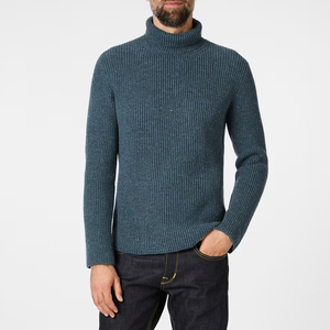 T-shirts à manches longues pour hommes, 330 grammes, col étroit, manches longues, pur coton, taille oversize - Product Image 5