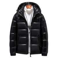 Veste matelassée en toile brodée personnalisée de haute qualité pour hommes, hiver, manches longues, fermeture éclair, imperméable, décontractée, vente en gros