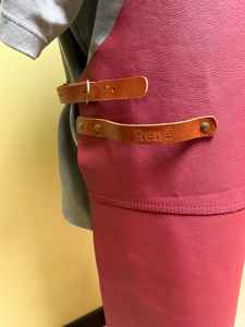 Delantal de Cuero Genuino con Bolsillos Desmontables, Resistente, a Prueba de Olores y Protección para Profesionales de Limpieza LPN-0346 - Product Image 3