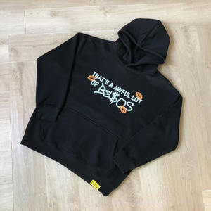 Sweat à capuche épais de haute qualité 500 g/m² en molleton bouclette 400 g, coupe décontractée sans cordons pour homme - Product Image 3