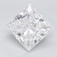 Diamants de laboratoire remplis, taille princesse, 1,5x1,5mm~2,75x2,75mm, couleur D, excellente taille, pureté VS1, pour la fabrication de bijoux