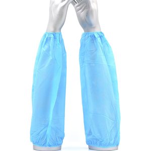 Blue Disposable Arm Sleeves Breathable Unisex Protective <b>Coverings</b> for Adults Premium Quality Arm Sleeve Skin-Friendly & <b>Light</b> - Product Image 1