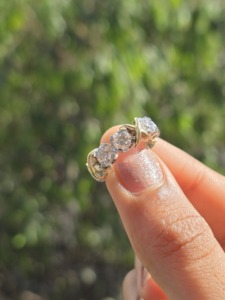 Anillo de Diamante Cultivado en Laboratorio, Oro Amarillo o Blanco de 14K o 18K, Diamante Redondo, Anillo de Dos Tonos para Mujer, Elegante Regalo de Boda o Compromiso - Product Image 5