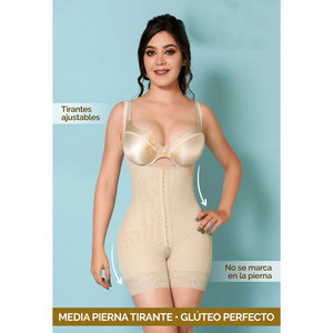 <span class=keywords><strong>Fajas</strong></span> Body Shaper pour Femme : Gaines Amincissantes et Sculptantes, Bustier Original Colombien, Modélisation Post-partum, Lingerie Amincissante - Product Image 2