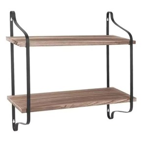 Space-saving Wooden & Metal <b>kitchen</b> dish drainer <b>rack</b> with multi-layer <b>storage</b> design for modern homes - Product Image 5