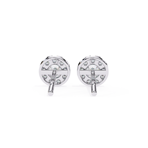 REYES GRA Certified 925 Sterling Silver Round Cut 1.5Ct Moissanite Fine Jewelry Wholesale 14K White Gold Screw Back <b>Stud</b> <b>Earring</b> - Product Image 6