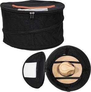 <b>Hat</b> Storage Box | Stuffed Animal Toy Storage | Stackable Round Pop-up Container | Travel <b>Hat</b> <b>Boxes</b> for Women & Men - Product Image 1