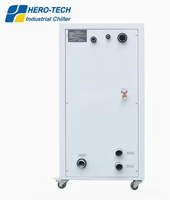 Refroidisseur d'eau à double compresseur 20T, refroidisseur industriel refroidi par eau pour le refroidissement des moules
