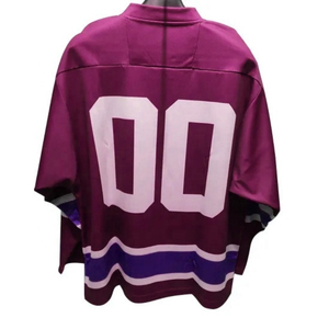 Camiseta de Hockey sobre Hielo Verde, Manga Corta, Diseño Sólido, Transpirable, 100% Poliéster, Impresión Sublimada, Unisex, Ropa para Adultos, Verano - Product Image 2