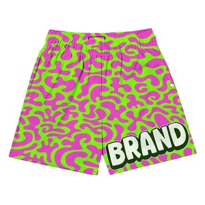 กางเกงขาสั้นบาสเก็ตบอลทรงหลวมสไตล์อเมริกันสำหรับผู้ชายกางเกงฤดูร้อนแห้งเร็วพิมพ์ลาย - Product Image 5