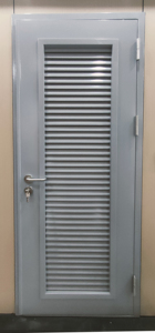 Pintu Baja GI Khusus Tahan Api dengan Panel Visi, Pintu Keamanan Tahan Api 120 Menit untuk Gedung Perkantoran - Product Image 3